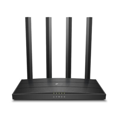 Archer C6 AC1200 Wireless MU-MIMO Gigabit Router , Wi-Fi Speed Up to 867 Mbps/5 GHz + 400Mbps/2.4 GHz, 5 Gigabit Ports,
