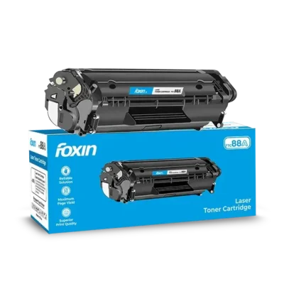 FOXIN FTC 88A/CC388A Black Laser Toner Cartridge Compatible for HP Laserjet Printer M1136, MFP, P1007, P1106, P1108, P1008, M1213nf, MFP, M126nw MFP, M1218nfs, M128fw MFP, M128fn , MFP, M226DW, M226DN