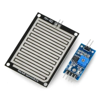 Raindrops Detection Sensor Module | Rain Detection Weather Sensor Board | Rain Water Detection Module with Comparator